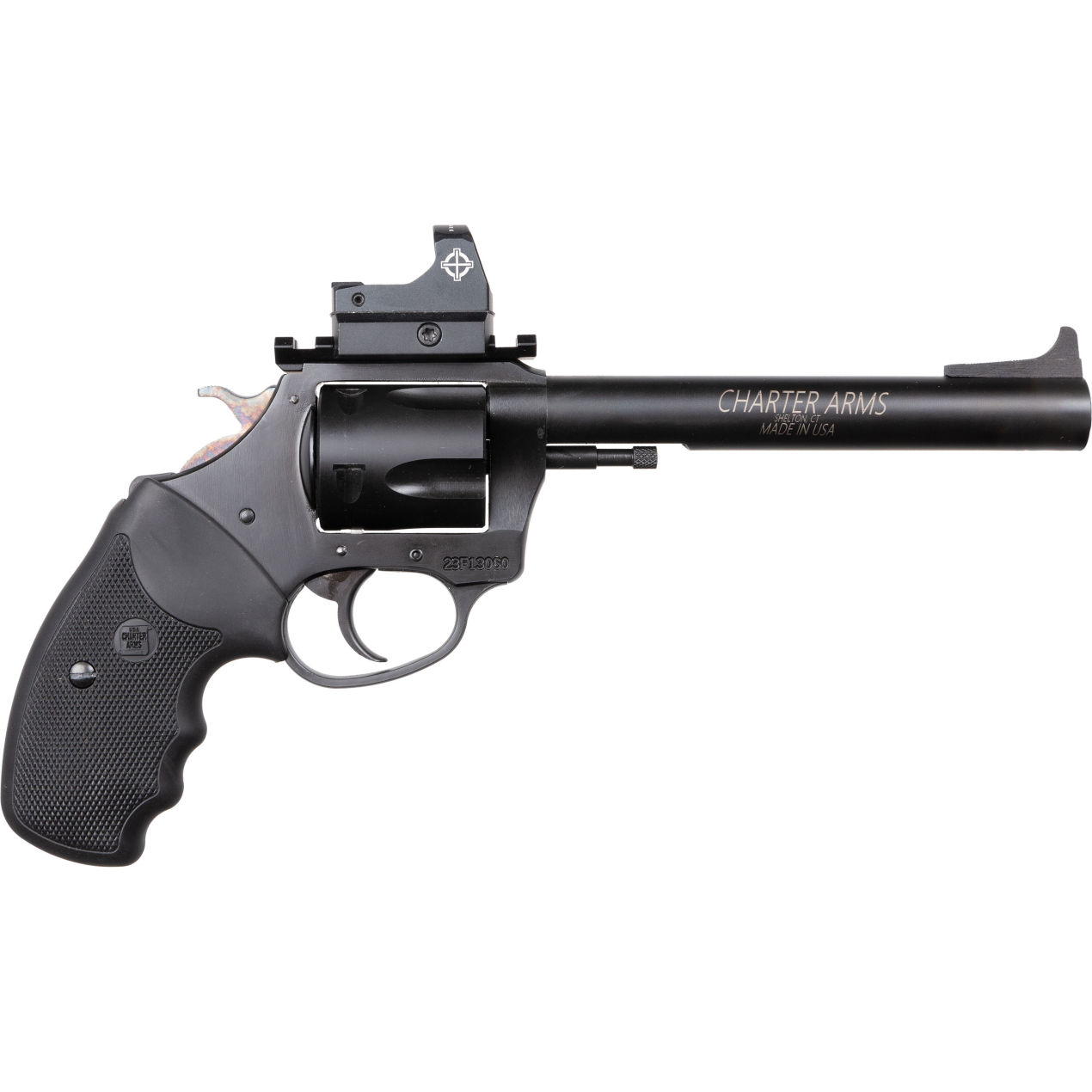 Handguns Charter Arms 6" 357Magnum|38Special CHA 63565 TARGET MASTIFF    357 6    5SHT OR   BLK • Model: 6"